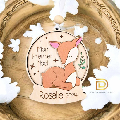Carte De Noël Boofle – Pour Fille, Beau-fils, Famille – Design Mignon Boofle – 22,9 X 14,9 Cm – Avec Enveloppe – Papier Certifié FSC